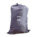 custom print logo portable hotel wash nylon laundry bag fold big drawstring laundry bags